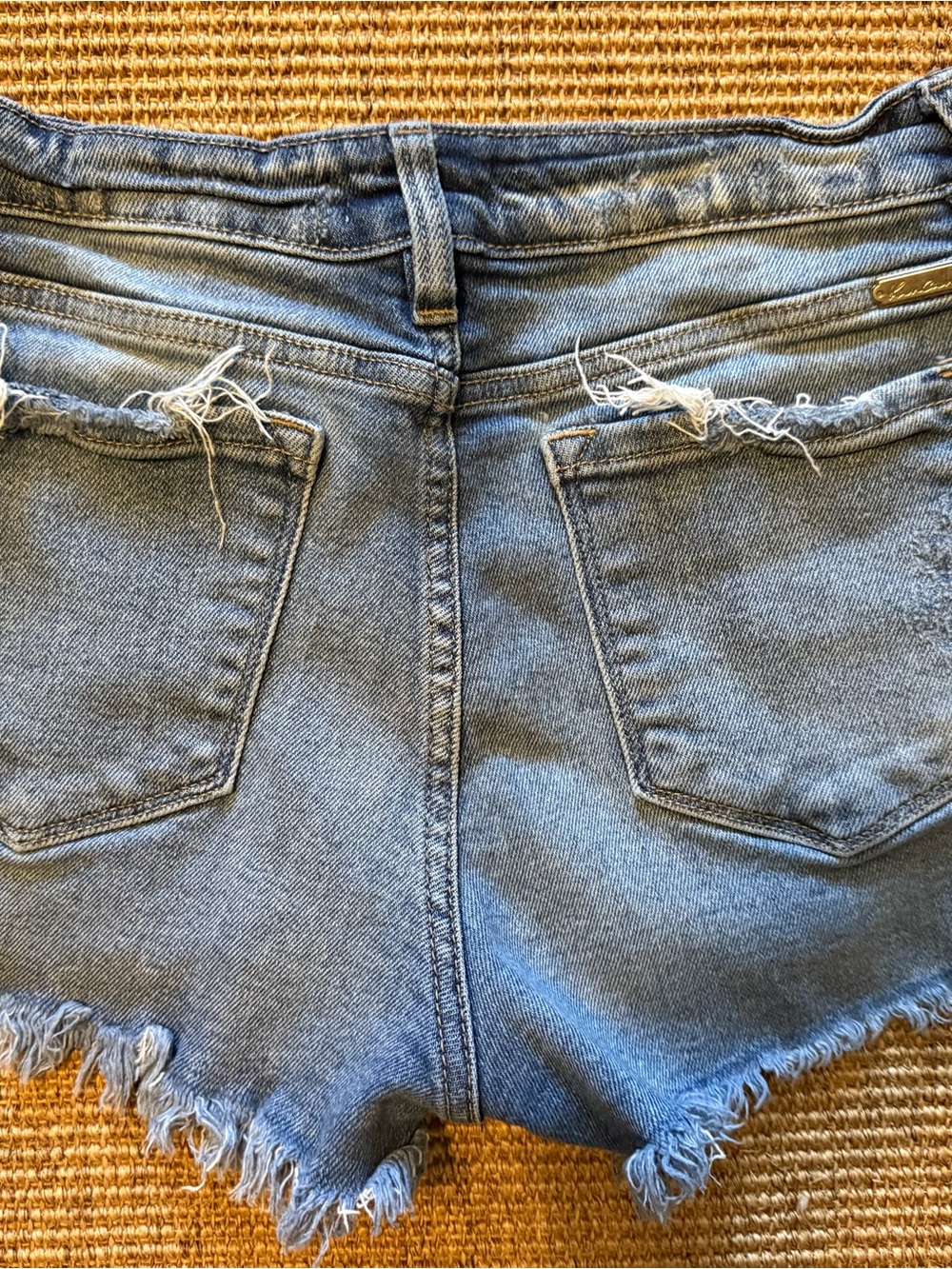 Distressed KanCan Mid-Rise Shorts - Picture 2 of 3